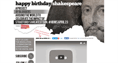 Desktop Screenshot of birthday2011.bloggingshakespeare.com