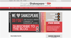 Desktop Screenshot of bloggingshakespeare.com